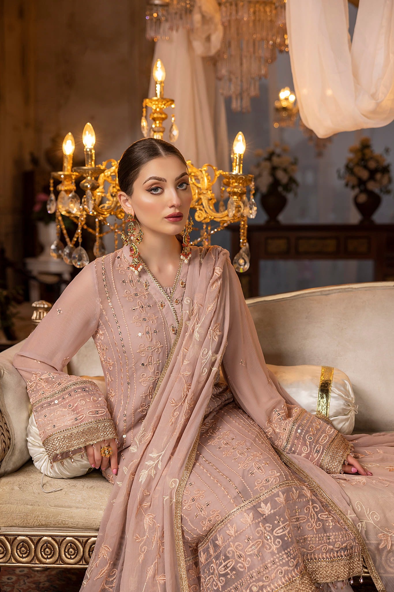 Tea Rose - Unstitched 3-Piece Set